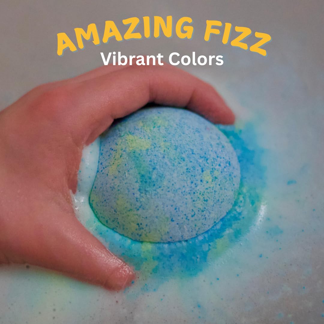 EvolutionUSA Space Bath Bombs astronaut inside for safe, creative bath moments