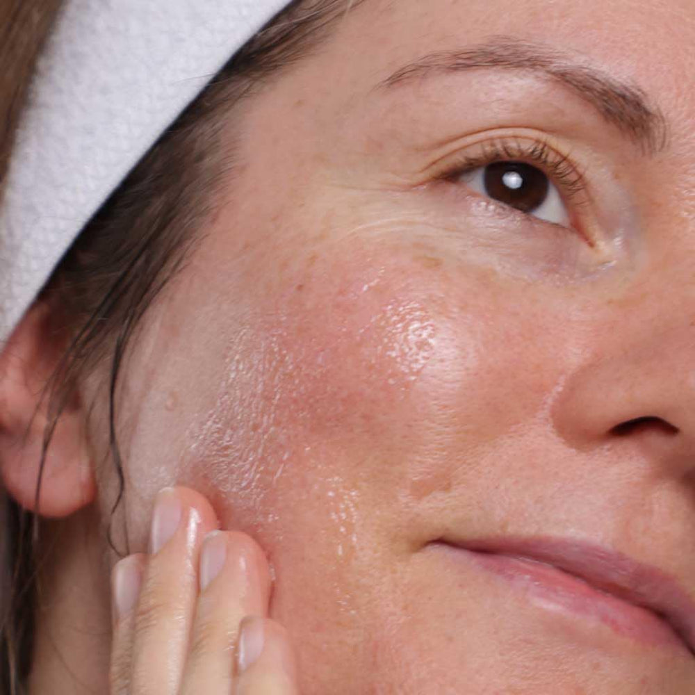 Milky-lather moment as Evolve Kalahari Dream Cleansing Oil emulsifies on skin