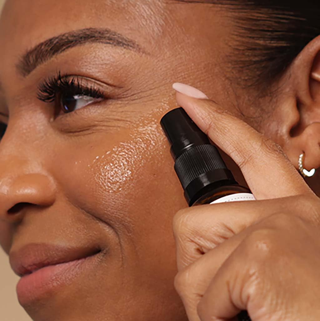 Evolve Organic Beauty vegan, clean formulation label highlights ethical ingredients