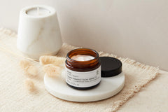Applying Evolve Hydrate and Protect cream for quick absorption and smooth skin.