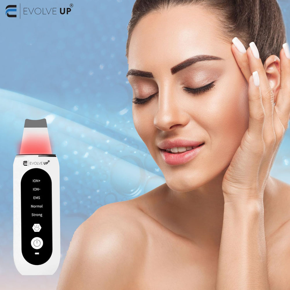 EVOLVE UP facial pore extractor targets clogged pores for a cleaner complexion