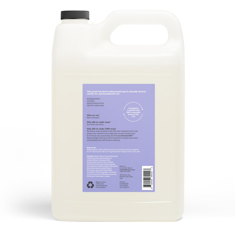 EVOLVED BY NATURE soft, clean hands with barrier-supporting formula after each wash.