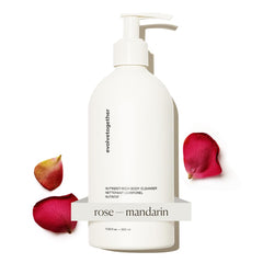 Evolvetogether Monaco bottle-pour demonstrates a smooth stream for gentle cleansing.