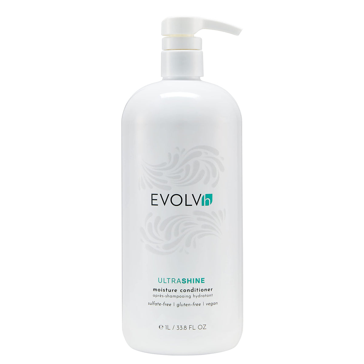 EVOLVh UltraShine Moisture Conditioner bottle with vegan clean formula for radiant shine