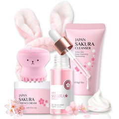 Evolvique Sakura face wash travel size for a clean, balanced complexion.