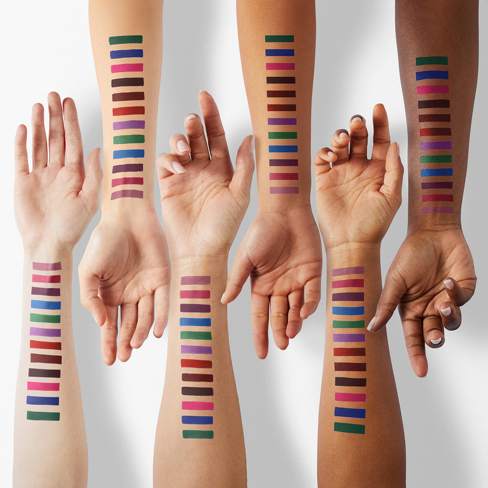 evpct 12 colors eyeliner set orange enables vibrant accents and smooth application.