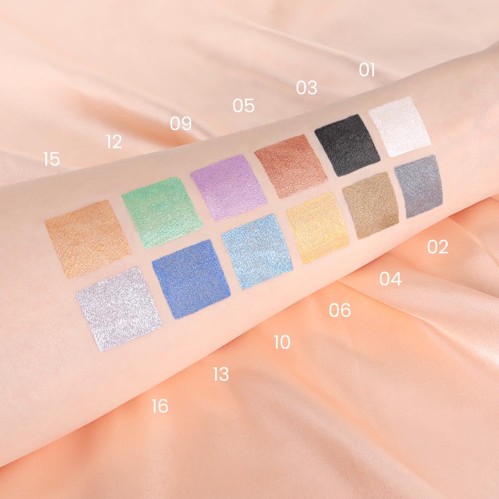 evpct 12Pcs swivel-up design enables quick, precise eye makeup application