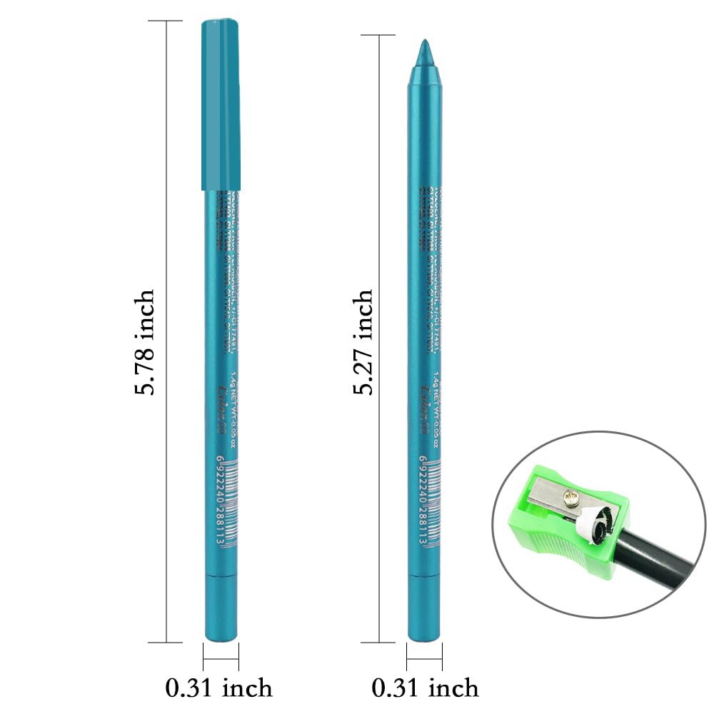 evpct 25-color gel eyeliner palette for creative eye looks