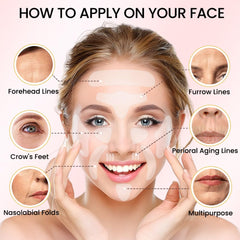 evpct 256pcs smile line patch targets nasolabial folds
