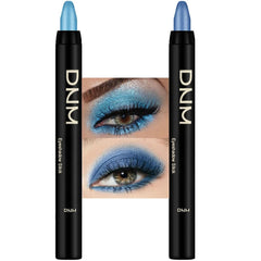 evpct 2Pcs Cream Eyeshadow Sticks in dazzling blue for vibrant, long-lasting lids.