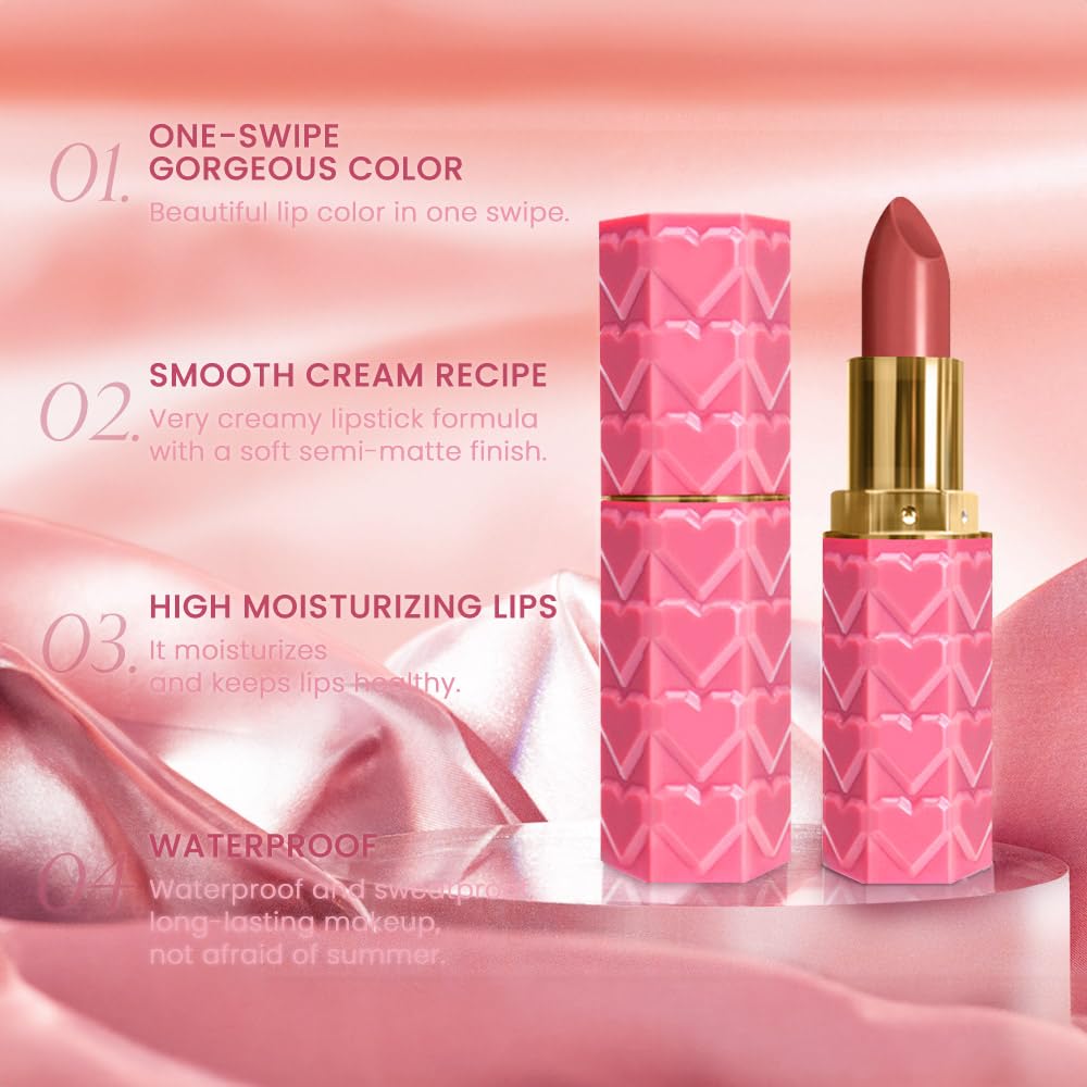 evpct velvet matte lipsticks in a sleek set ideal for long wear.