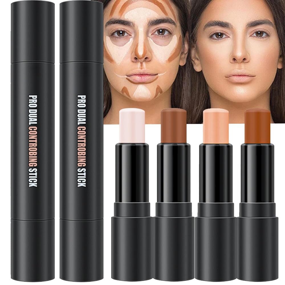 evpct 4 Colors Contour Stick Set front view shows versatile shades for sculpted looks