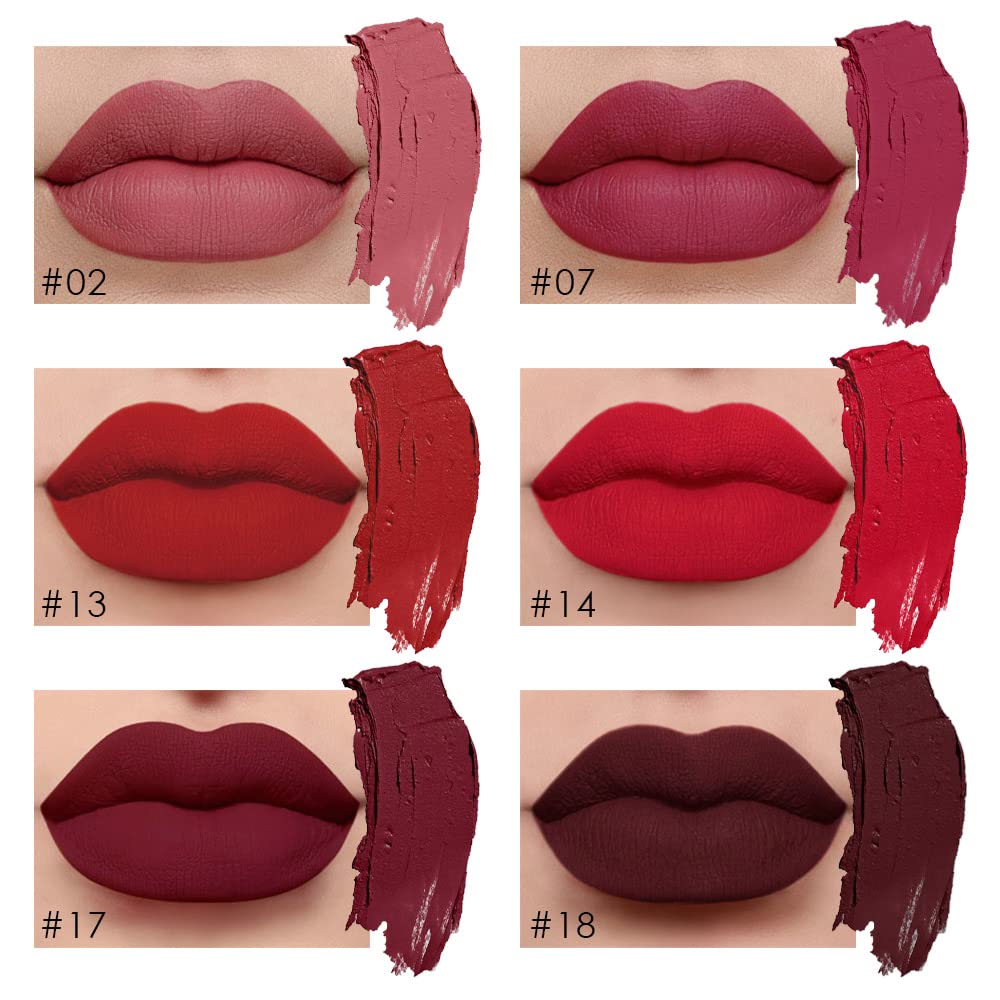 evpct liquid lipstick application hero demonstrating smooth glide and non-stick finish