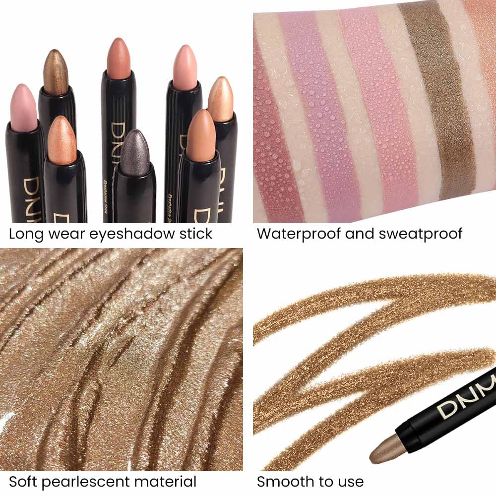 evpct 8Pcs closeup swatches highlighting rich color and creamy consistency