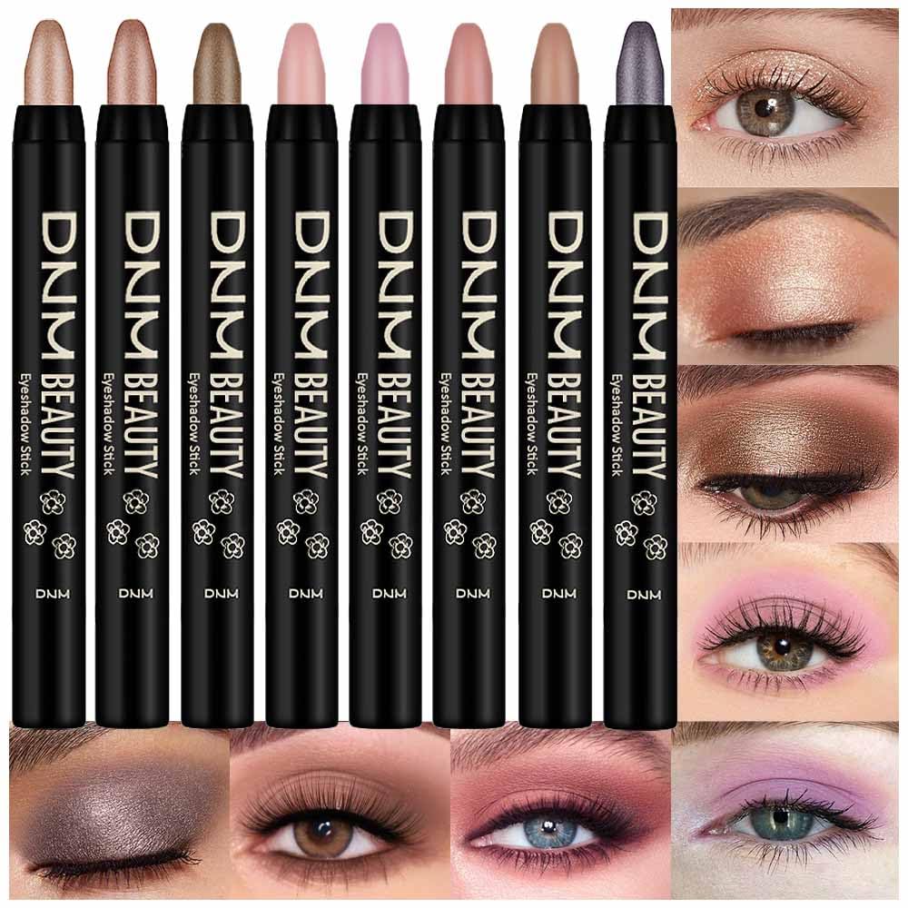 evpct 8Pcs Eye Shadow Brightener Set packaging showing the compact collection for convenient use