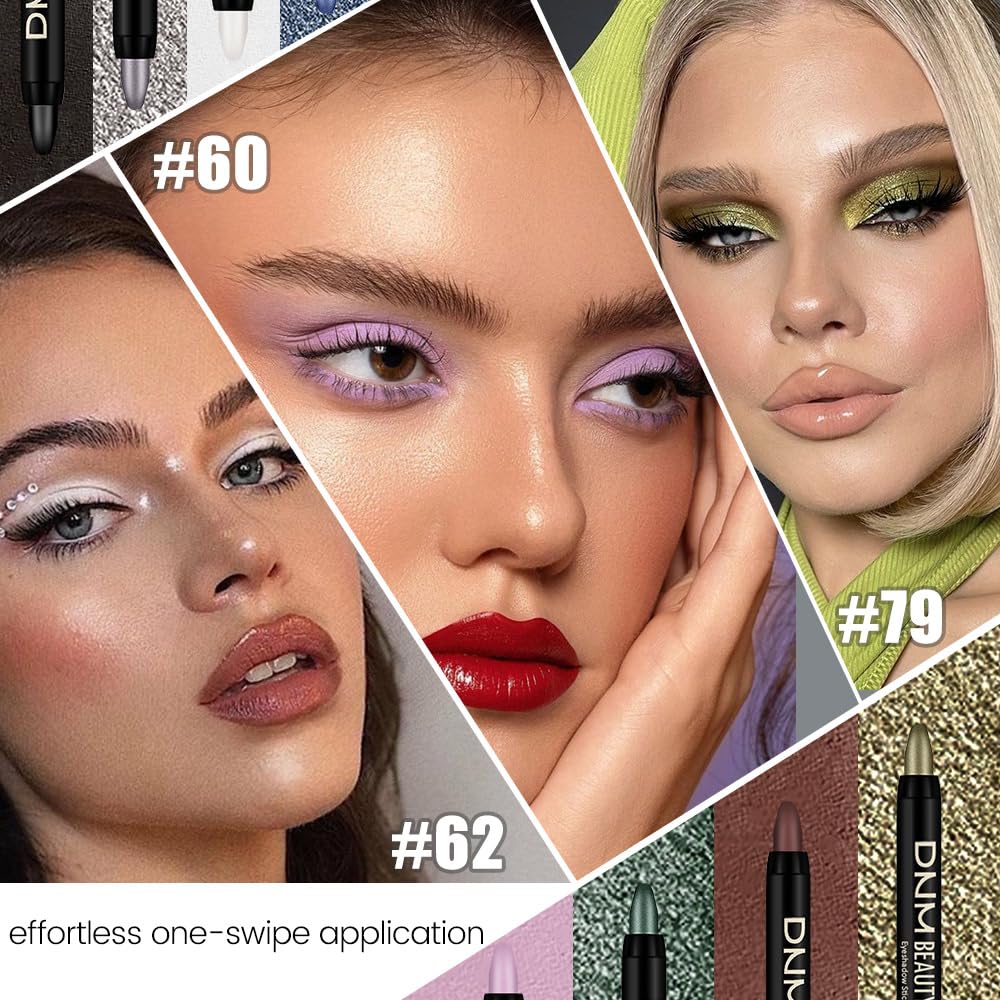 evpct 8Pcs Cream Eyeshadow Stick lavender for soft, wearable color