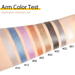 evpct glitter eye shadow stick Pearl Black for bold liner and depth