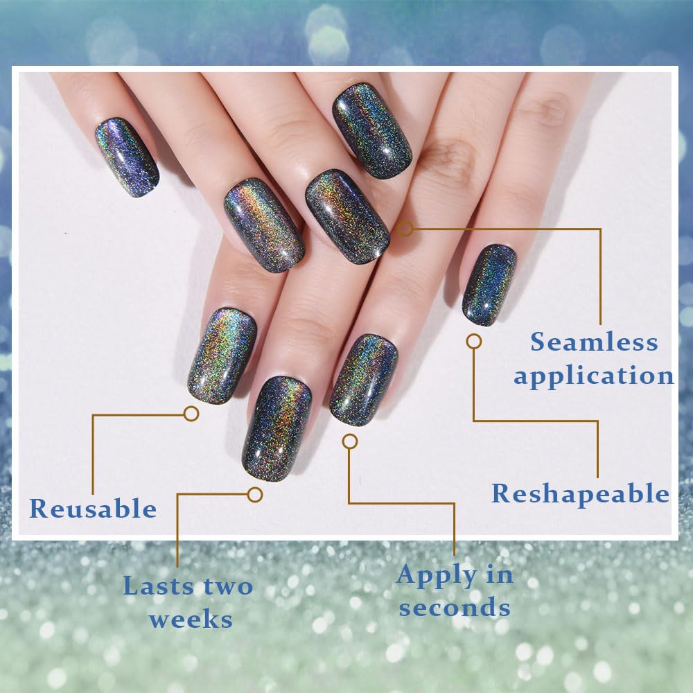 evpct adhesive tabs secure press-on nails without glue mess