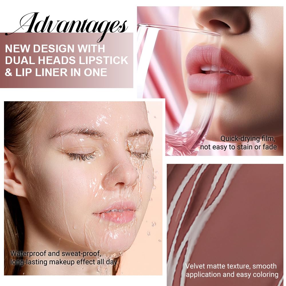 evpct all-day matte finish swatch demonstrates long-lasting, smudge-proof color.