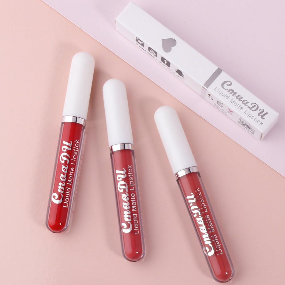 evpct Bright Sexy Red Lipstick Set gift-ready box for gifting.