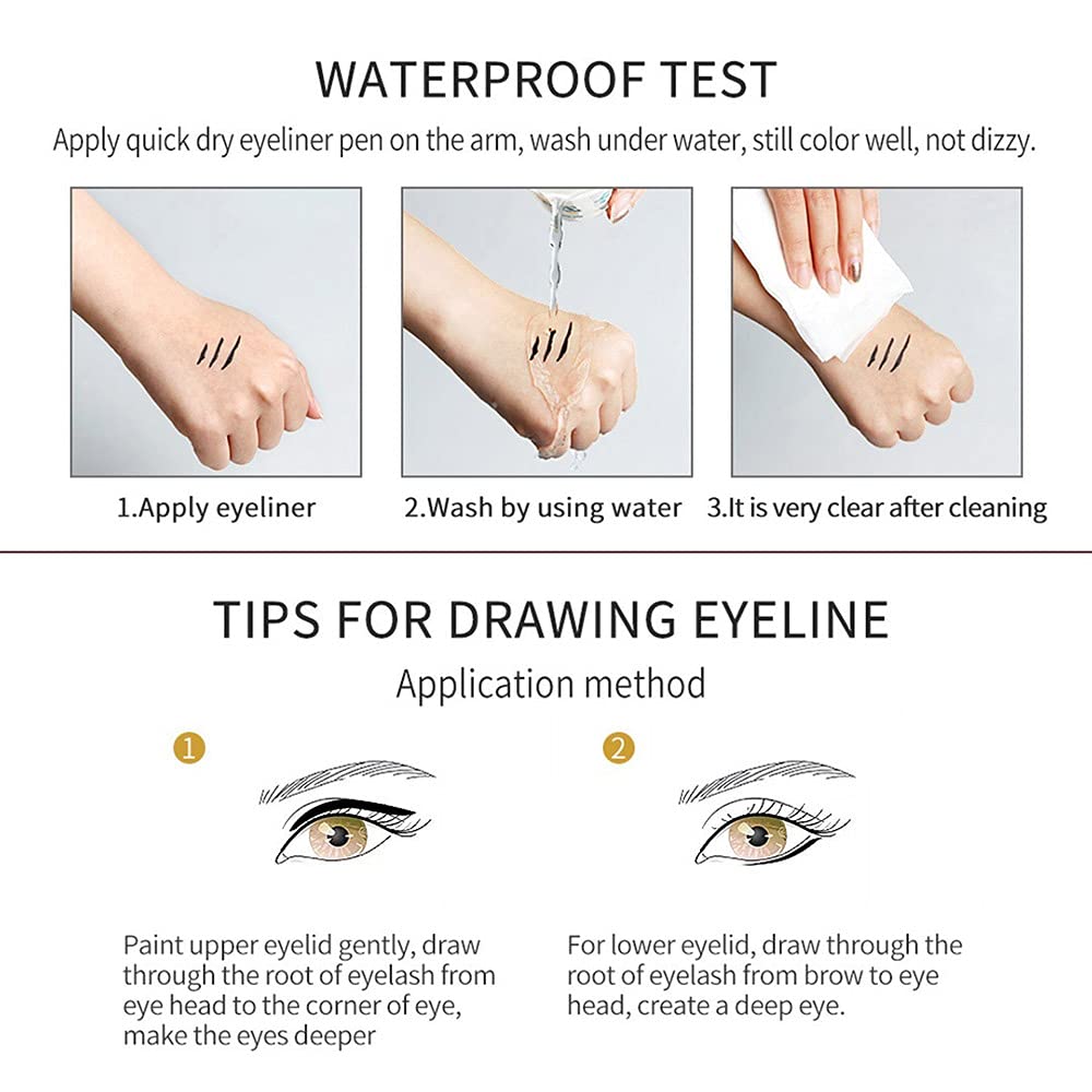 evpct brown shimmer eyeliner pencil for natural contour and versatility