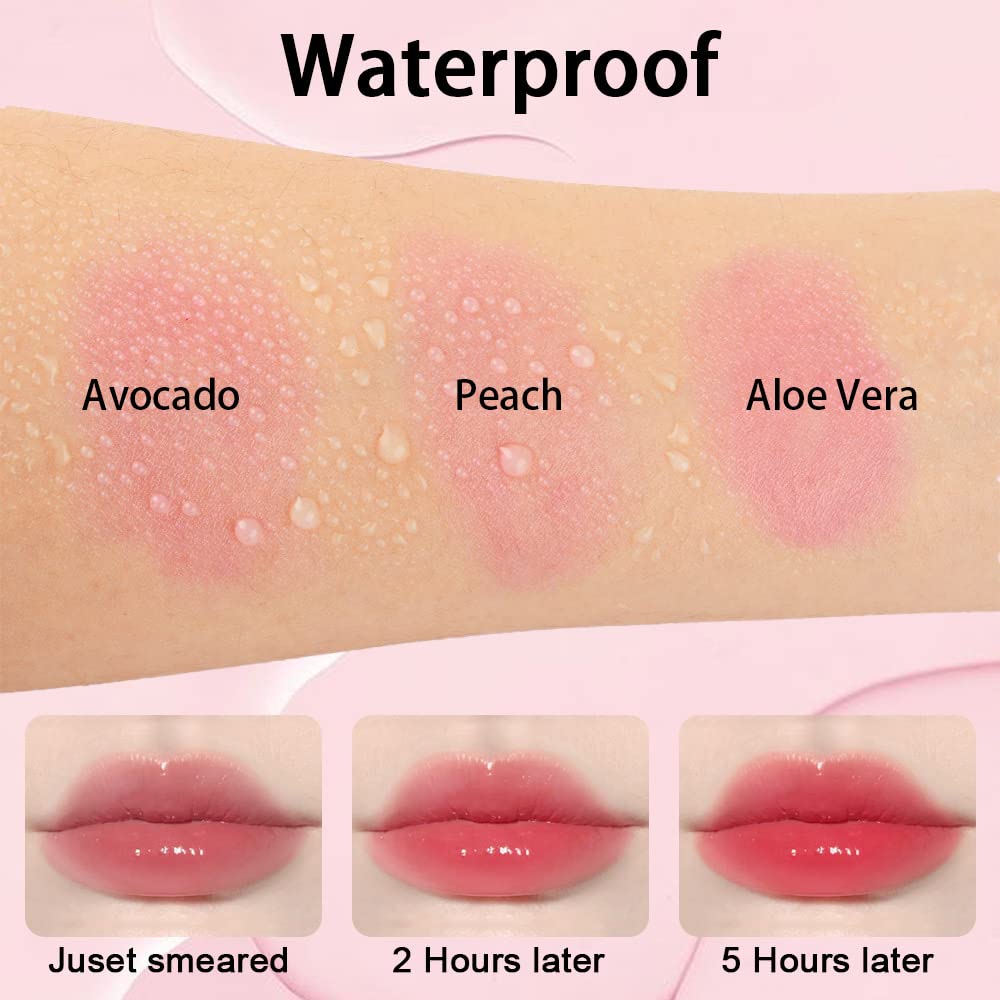 evpct color-change lip balm effect closeup showing temperature-responsive tint.
