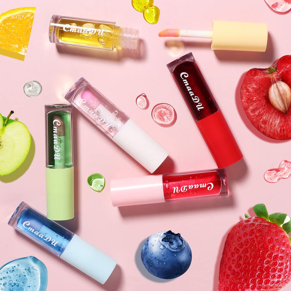 evpct color-change lip glosses in compact packaging for on-the-go touch-ups