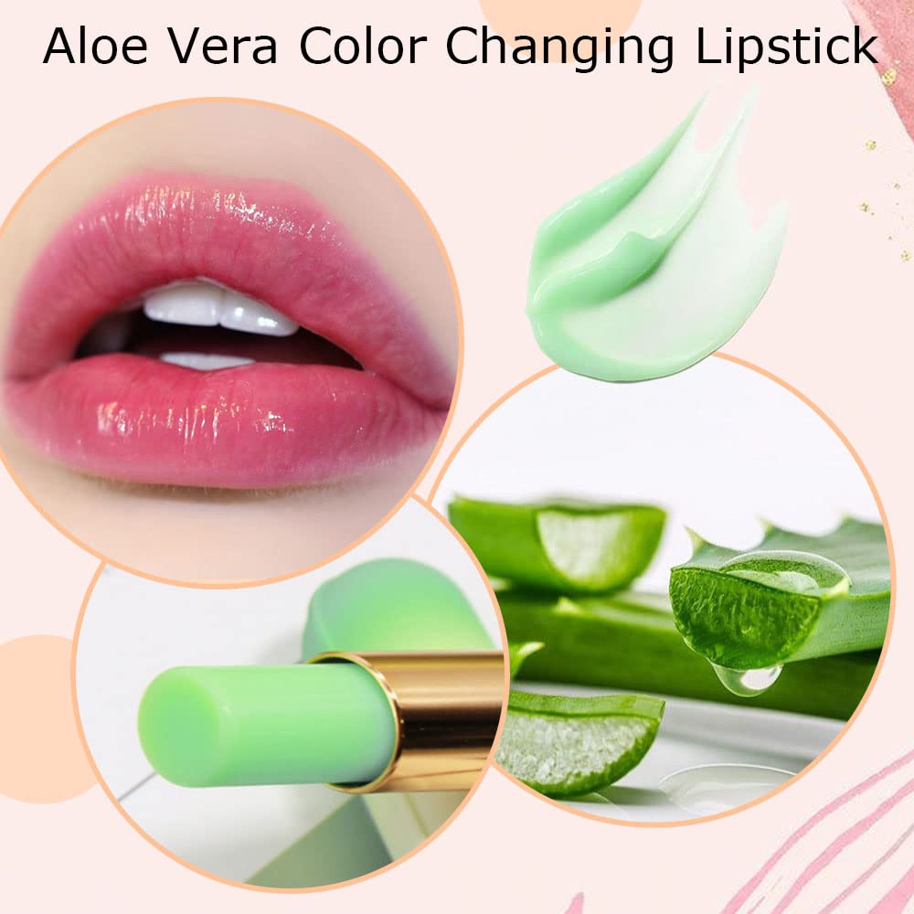 evpct color-changing lip balm 2pcs adapts to lip temperature for subtle tint.