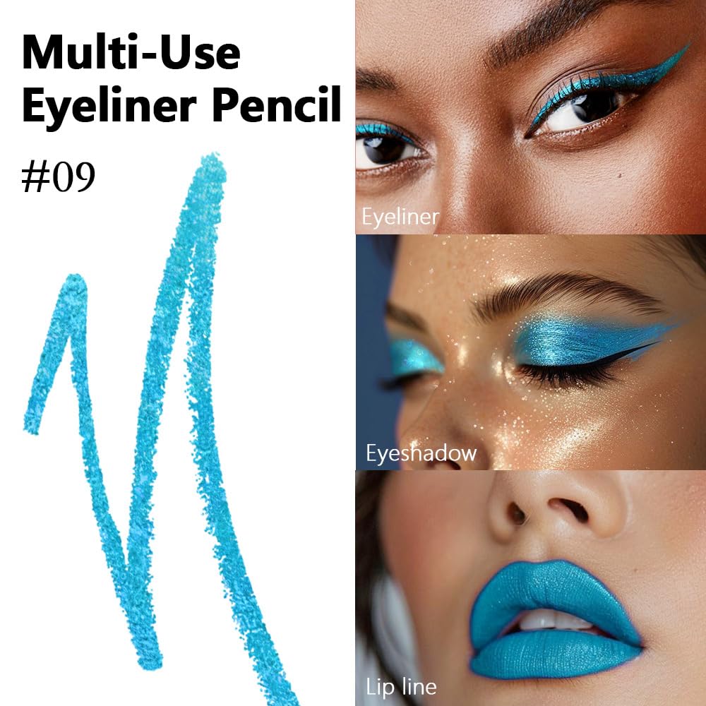 evpct waterline eyeliner with metallic shimmer for luminous eye definition and long wear