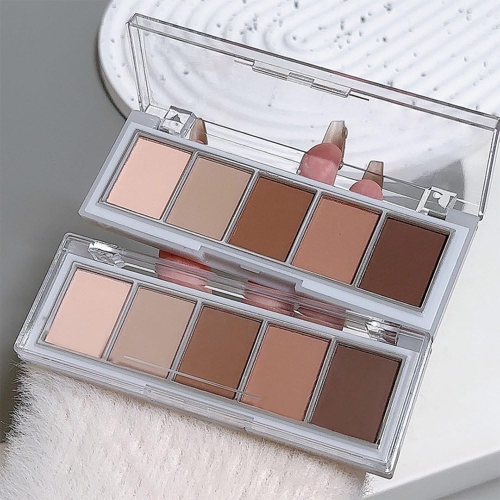 evpct compact mini case keeps eye makeup ready on the go.