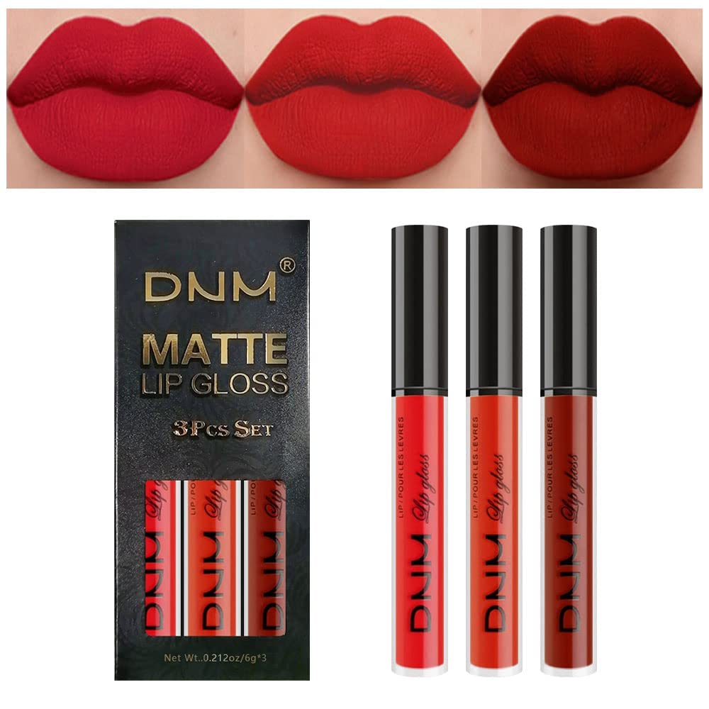 evpct dark ruby lipsticks 3pk bottle shot showing rich color and long-lasting matte finish