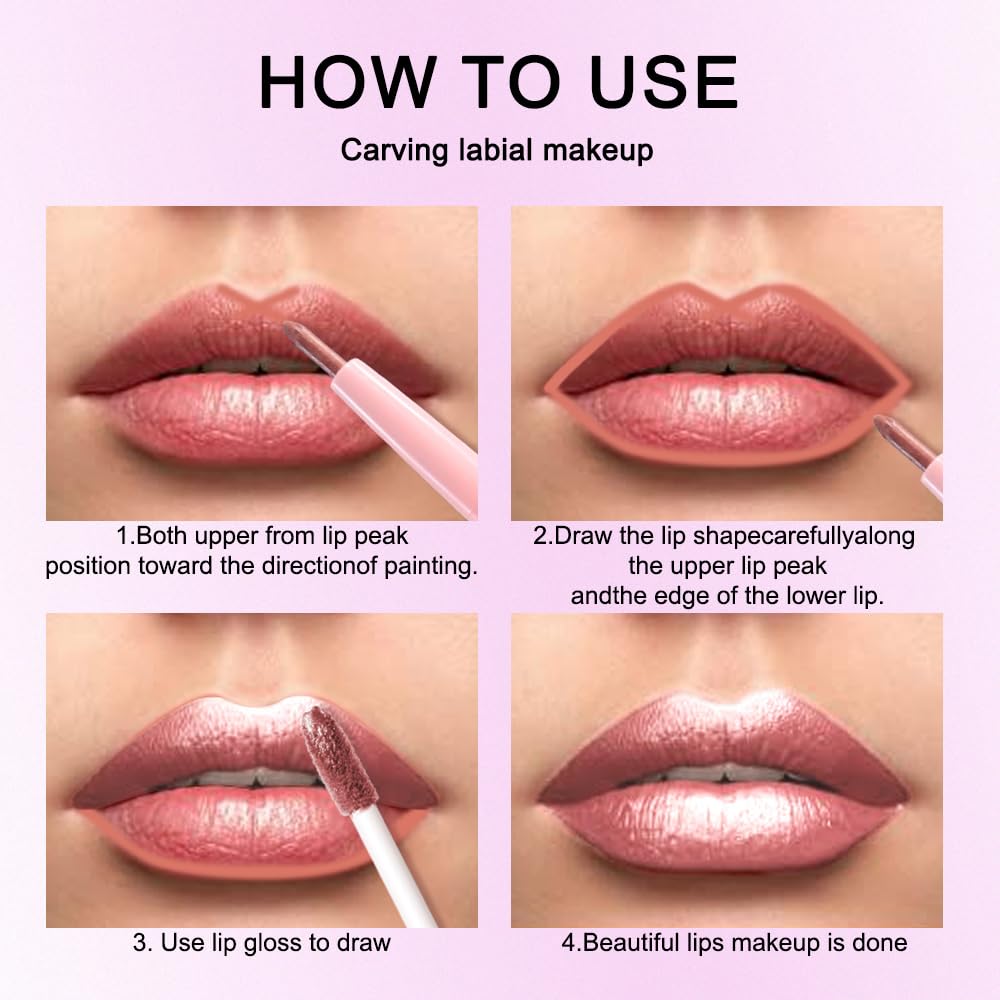 evpct Deep Burgundy Lip Stain Glitter—lip-stain with rich depth