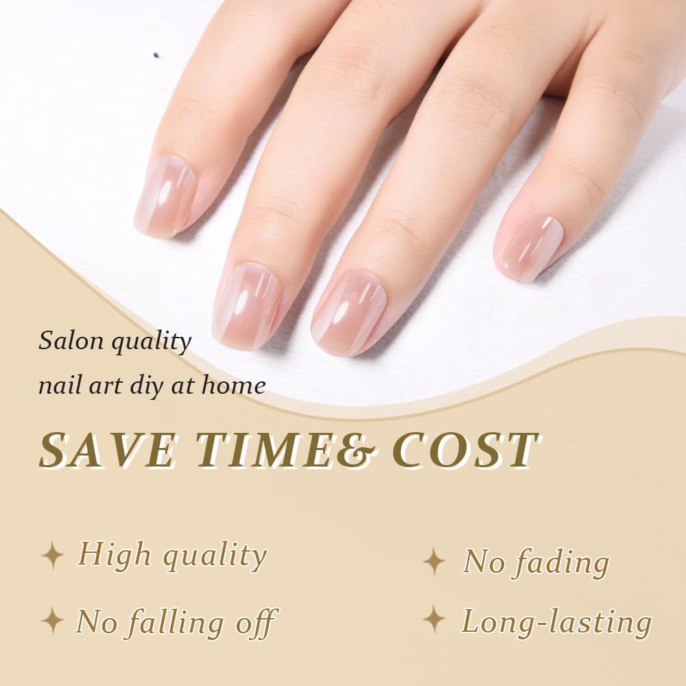 evpct DIY at-home manicure kit with easy application tools.