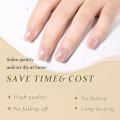 evpct DIY at-home manicure kit with easy application tools.