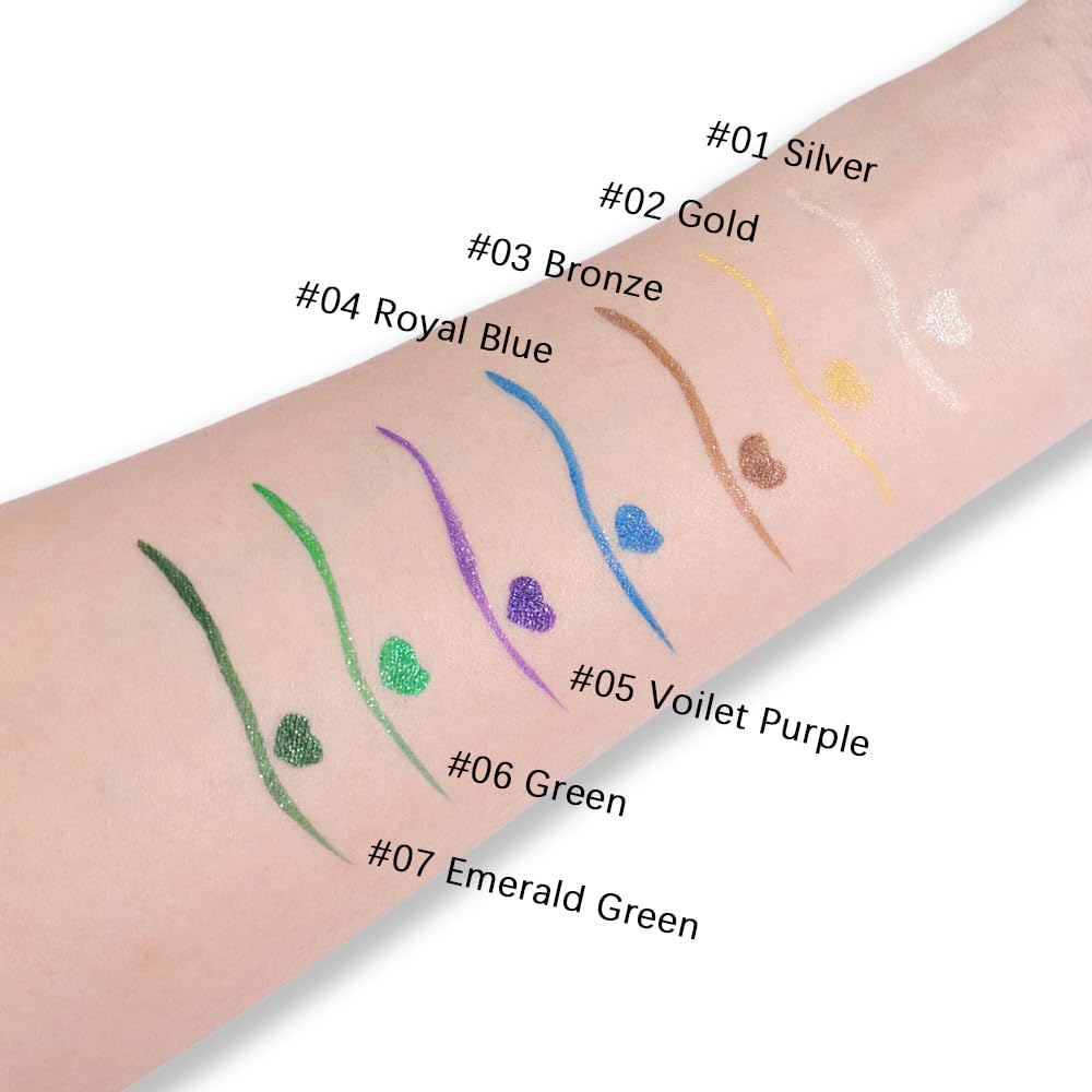 evpct glitter eyeliner for a dramatic look with radiant sparkle.