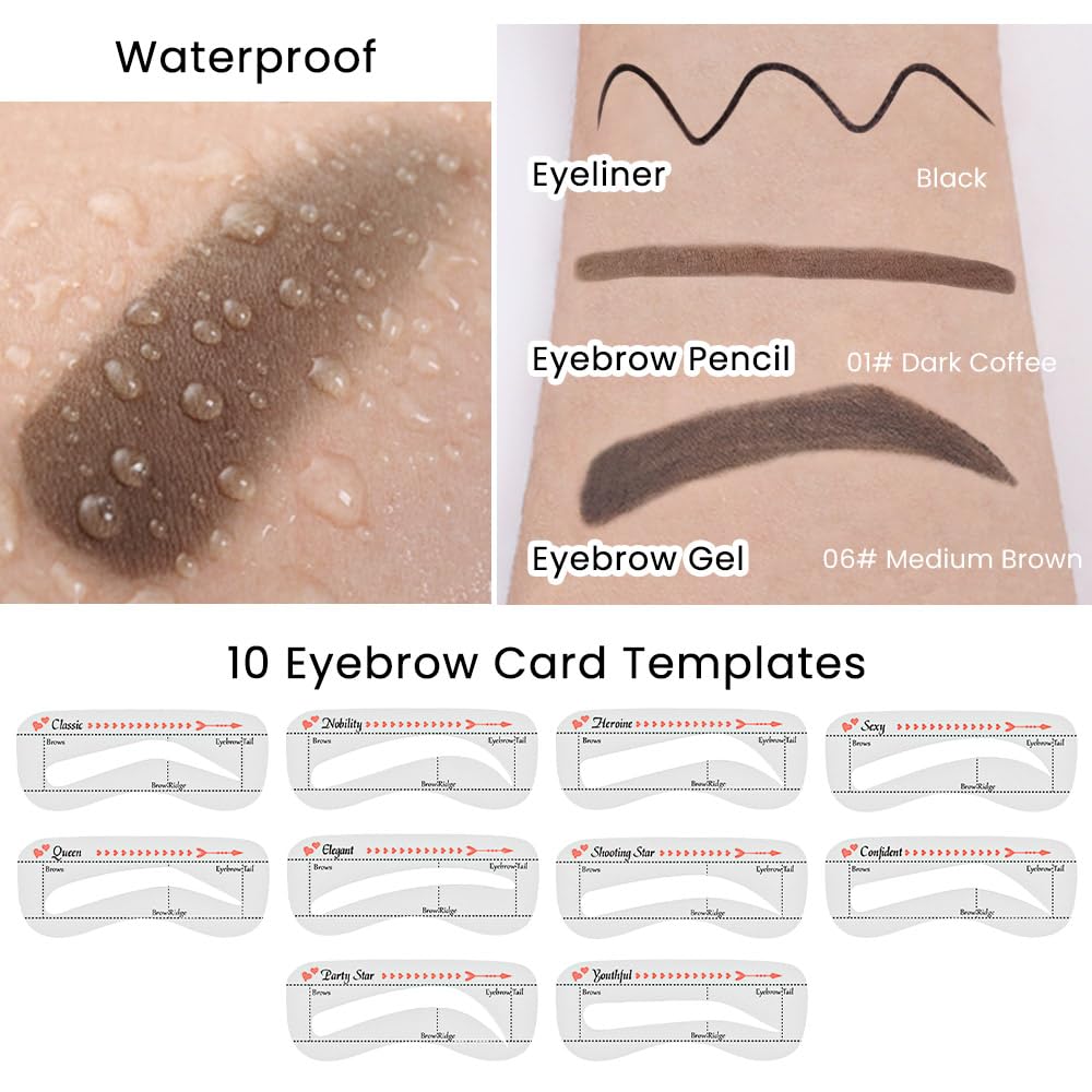 evpct dual-ended eyebrow brush enabling seamless pigment blending