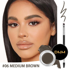 evpct brow pomade application demonstrates smooth definition for natural brows