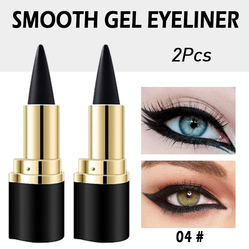 evpct natural black gel eyeliner swatch showing rich color payoff