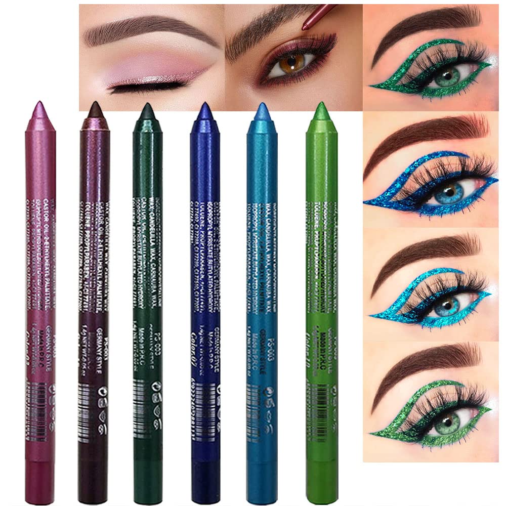 evpct eyeliner set with dark blue shimmer for bold eye definition and long wear