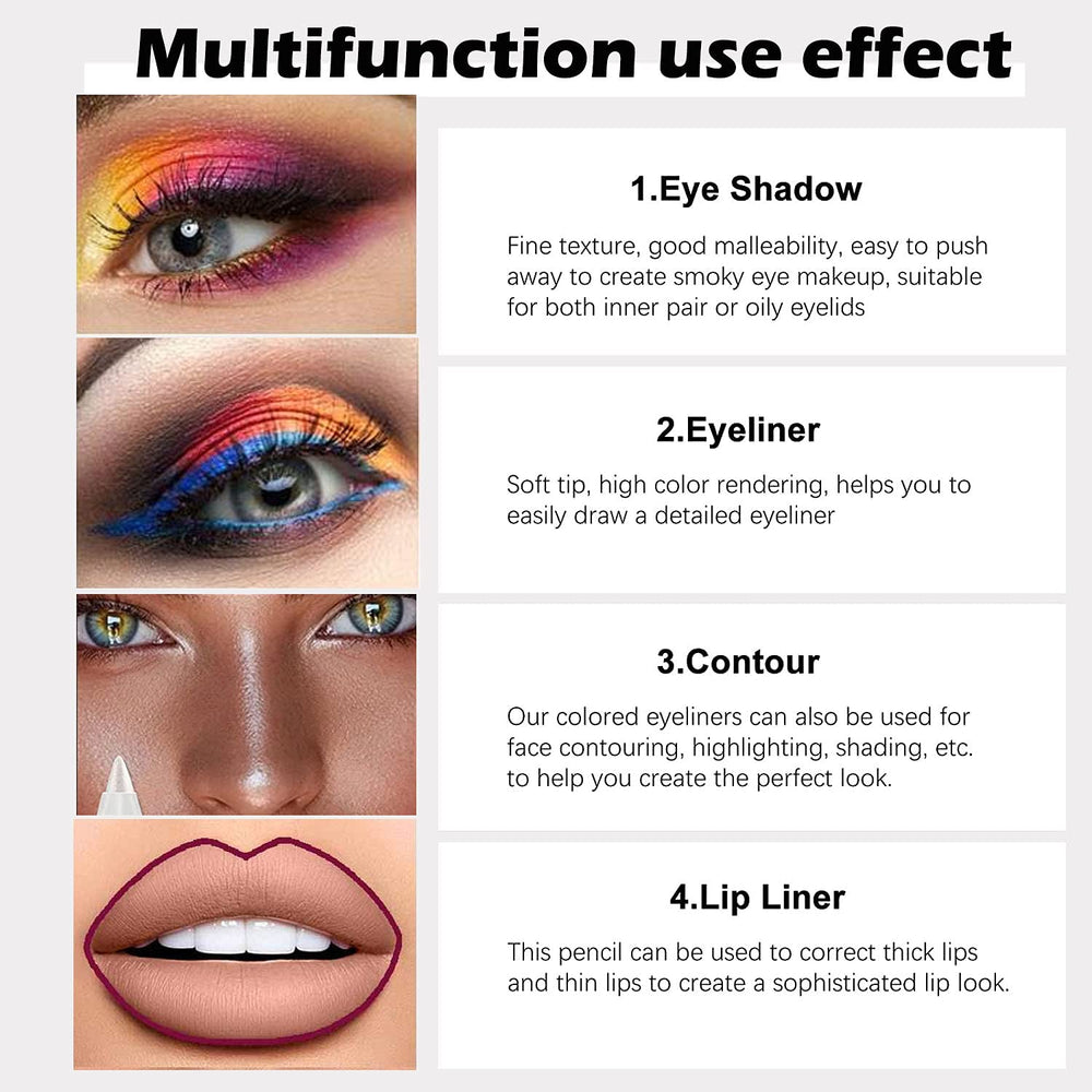 evpct eyeliner set with purple shimmer creates dramatic lids with precise lines