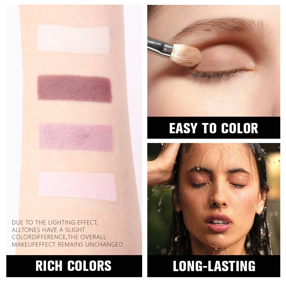 evpct Eyeshadow Quad Lavender – soft highlight to brighten eyes
