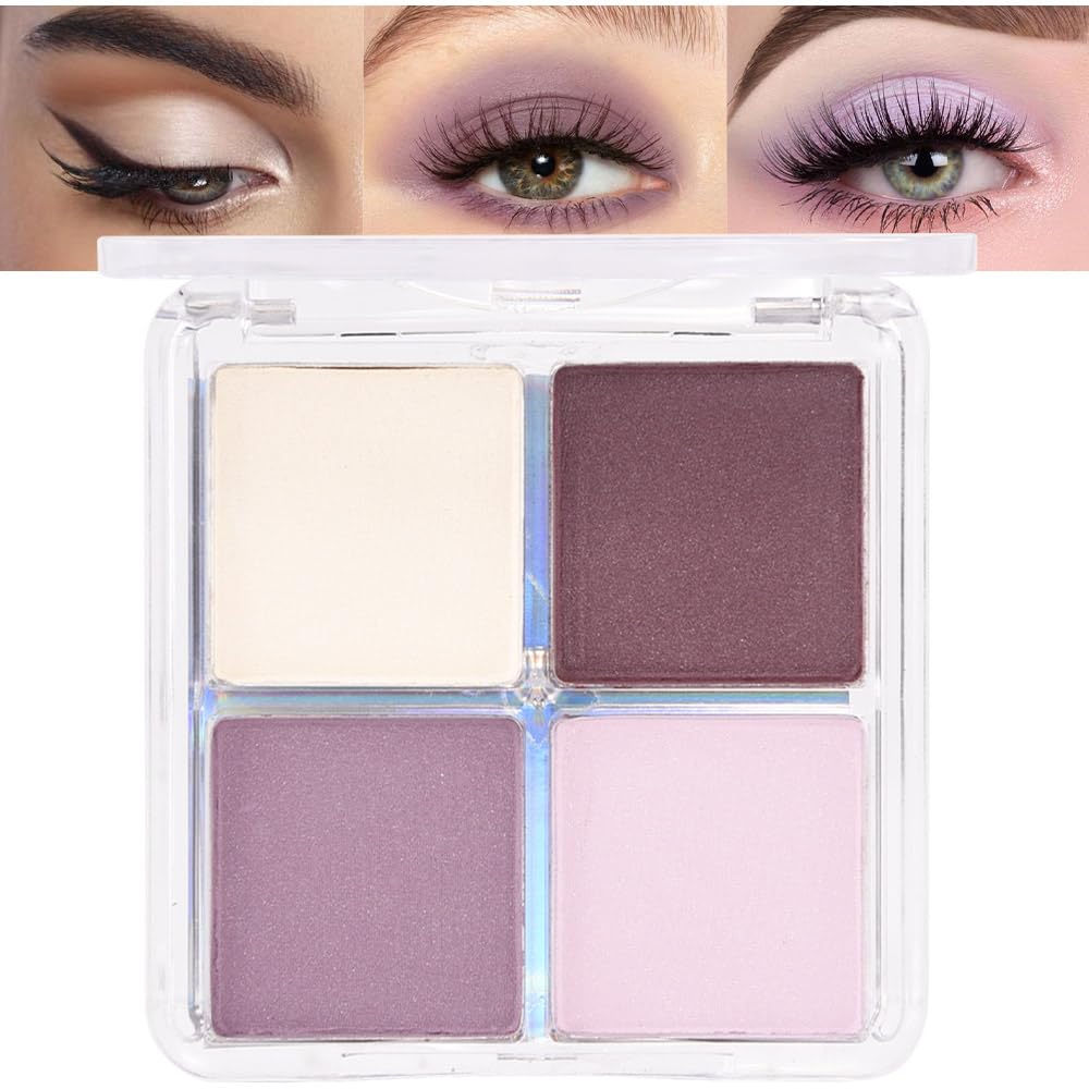 evpct Eyeshadow Quad Nude Pink – smooth matte base for everyday wear