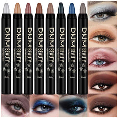 evpct eyeshadow sticks set display shows eight colors for versatile daily looks.