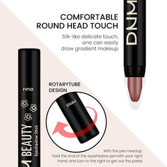evpct shimmer close-up highlights creamy, blendable texture.