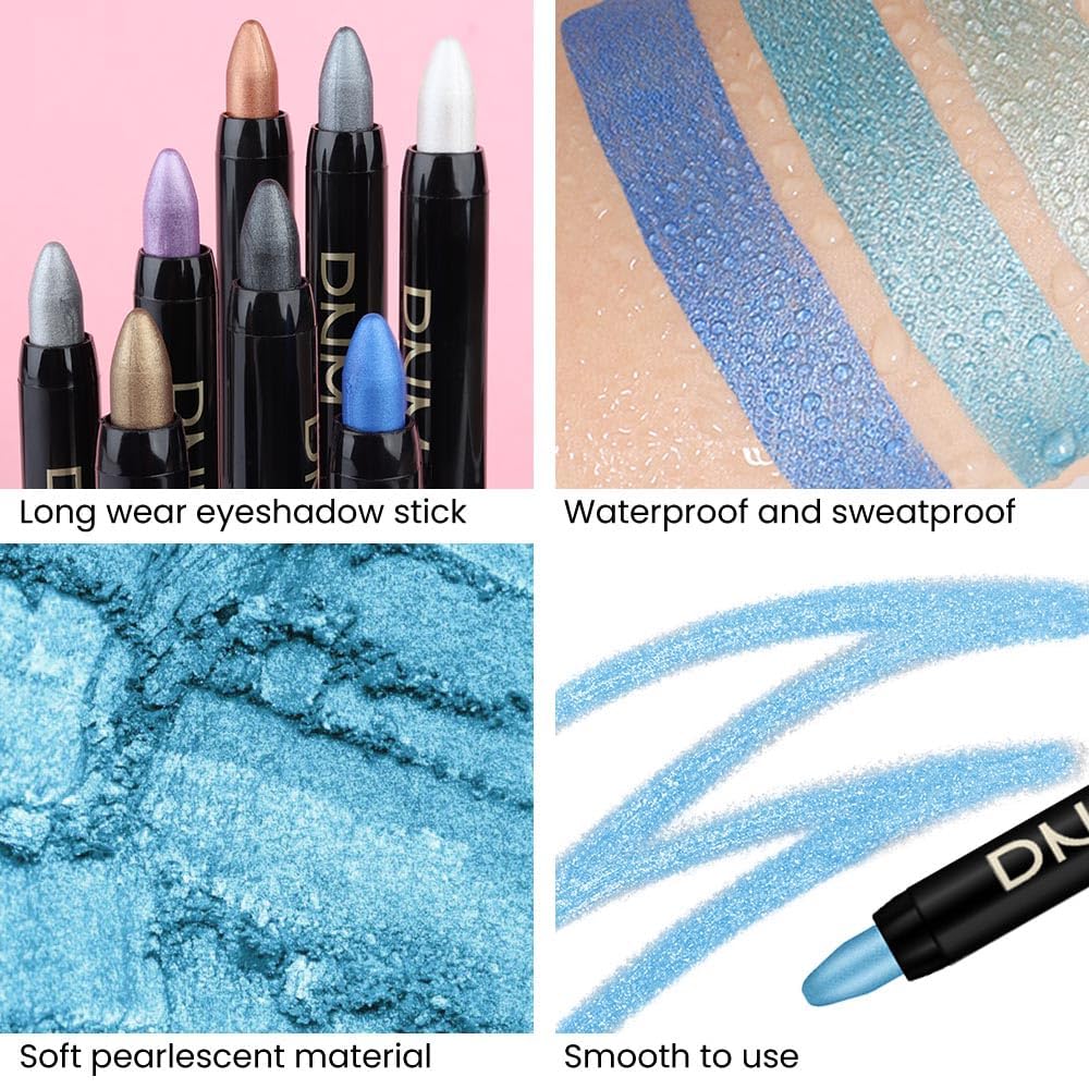 evpct smoky-shimmer finish on lids with long-lasting waterproof formula.