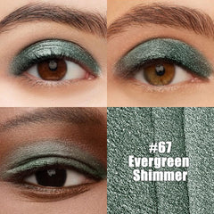 evpct Forest Green Shimmer cream texture enables smooth, fast application