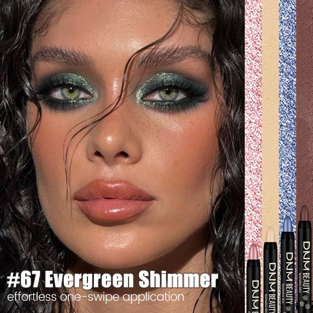 evpct Forest Green Shimmer waterproof formula resists humidity and creasing
