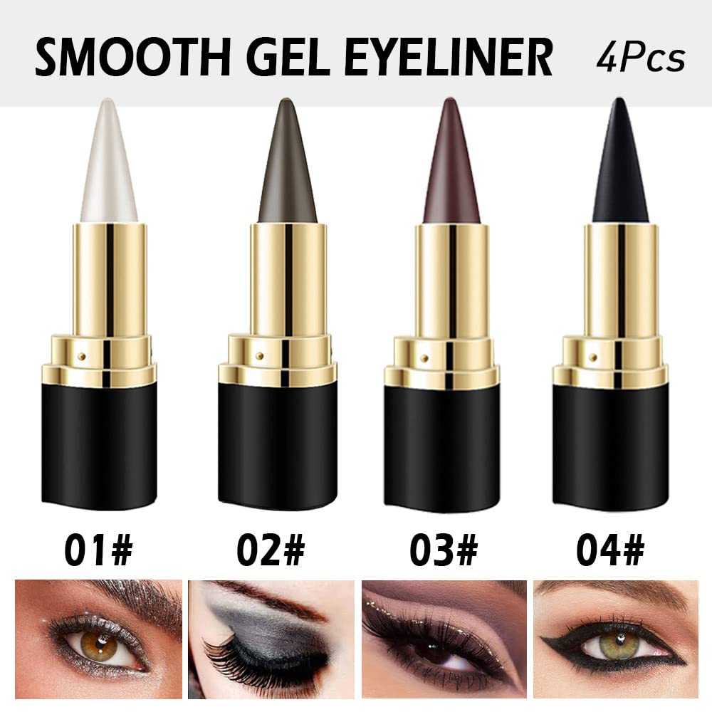evpct gel eyeliner pencils collection for versatile eye definition and easy blending.