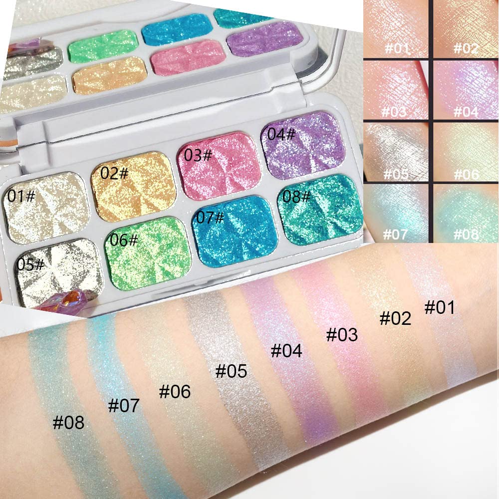 evpct glitter pearl finishes provide radiant cheek highlights