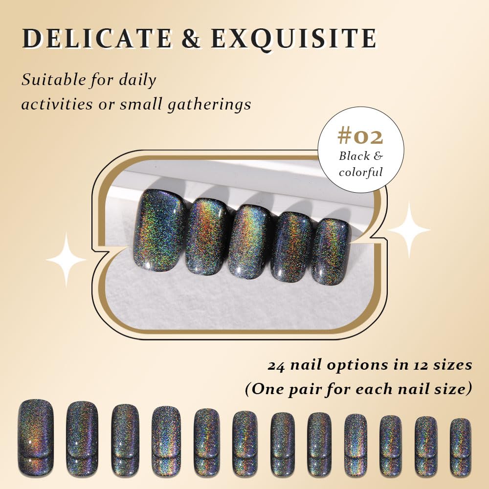 evpct iridescent glitter finish adds subtle shimmer to any look